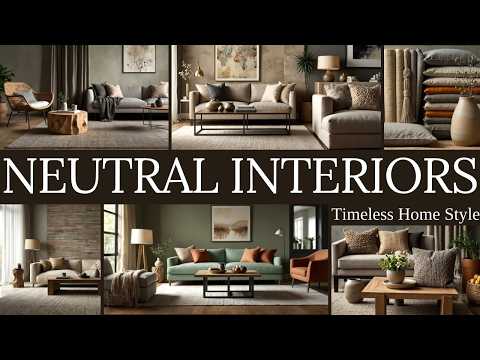 Neutral Living Room Ideas: Inspiring Earthy Gray Living Rooms