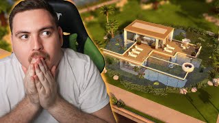CONSTRUI UMA CASA DEBAIXO D'ÁGUA COM O JOGO BASE! │ The Sims 4 │ SLOW BUILD