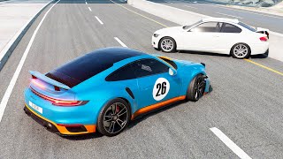 High Speed Traffic Accidents - BeamNG drive (CrashForce)