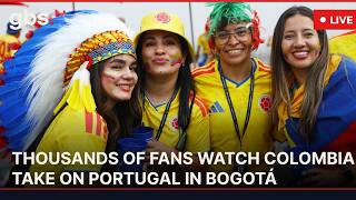 🔴LIVE: Thousands of Fans Watch Colombia Take on Portugal in Bogotá | AD1S