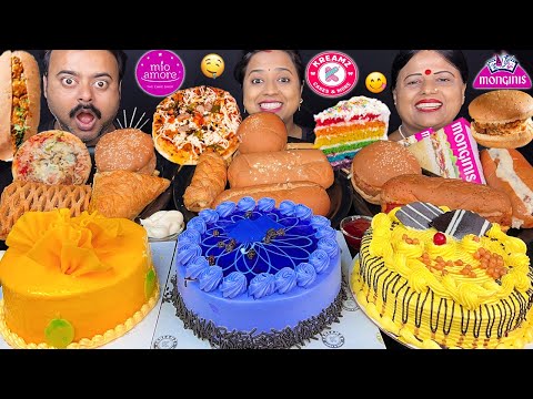 MONGINIS vs MIO AMORE vs KRIMZ CAKE EATING CHALLENGE VIDEO WITH PUNISHMENT PASTRY CAKE VIRAL VIDEO