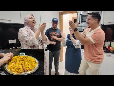 شطحنا و غنينا مزال فرحانين بلعرسان جداد 😍 وخالتي فتيحة الجزائرية طيبات لنا سباكيتي بطاطا مقلية 🤔