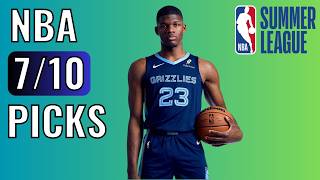 DRAFTKINGS SUMMER LEAGUE ANALYSIS (7/10) | DFS PICKS