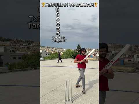 Rooftop cricket | 6 ball 6 Sixes | Straight Shots