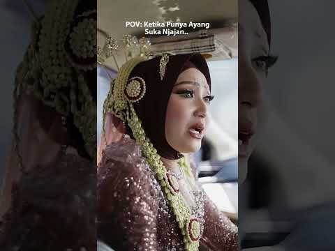 PUNYA AYANG SUKA NJAJAN BY INDRI WEDDING #riaspengantin #shorts