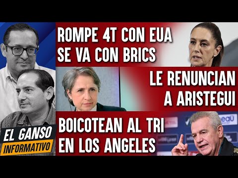 ROMPE 4T CON EUA! CANCELAN REUNIONES. CLAUDIA SE VA CON BRICS. FIN DEL JUEGO