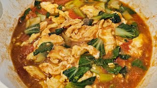 Ulam gamit ang itlog at kamatis!