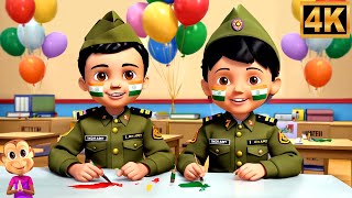Jai Hind Vande Mataram Song, वंदे मातरम गीत, 15th August Special Video and Hindi Rhymes for Kids
