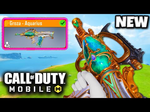 *NEW* LEGENDARY GROZA - AQUARIUS  😍 (COD MOBILE)