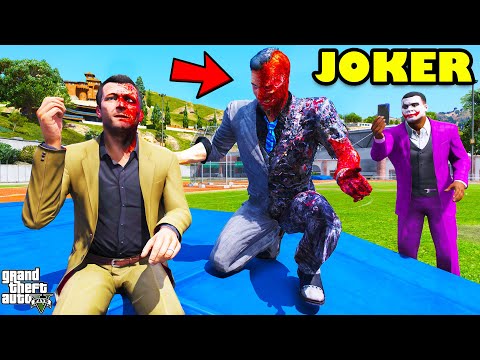 Franklin Planning To Trap TWO-FACE in GTA 5 | SHINCHAN and CHOP