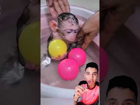 مش هتصدق الراجل ده عمل إي مع القرد الصغير ده ، مش ممكن !! أعمل لايك للفيديو ??