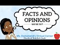 Understanding Opinions and Facts