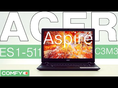 (RUSSIAN) Acer Aspire ES1-511-C3M3 - доступный ноутбук с матовым экраном- Видеодемонстрация от Comfy