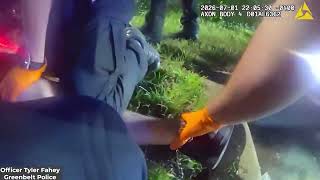 Greenbelt Police Department Police-Involved In-Custody Death 07-01-26 Footage