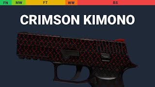 P250 Crimson Kimono Wear Preview