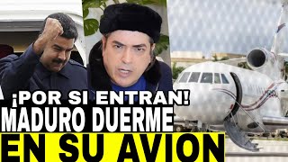 🔴¡URGENTE! NICOLAS MADURO DUERME EN SU AVIÓN PRIVADO EN EL AEROPUERTO POR SI LOS GRINGOS ENTRAN