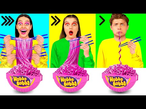 Fast, Medium or Slow Food Challenge | Funny Kitchen Hacks by DaRaDa Challenge