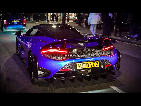 Supercars in London - #CSATW678 Ford GT, McLaren Senna, Ferrari 812 Competizione, 765LT, SVJ