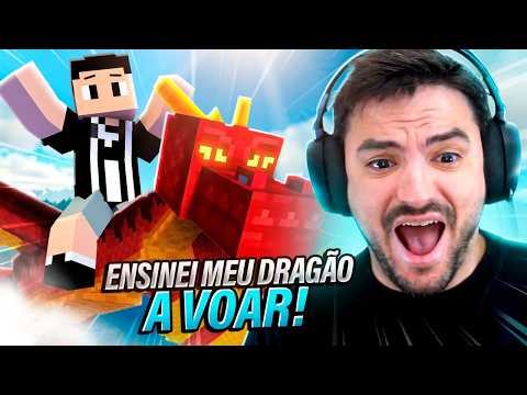 MEU DRAGÃO APRENDEU A VOAR NO MINECRAFT #3.36