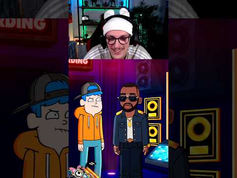 Il enl猫ve les lunettes de Ma卯tre Gims 馃槺馃ぃ (animation dr么le Billy r茅act) #humour #shorts