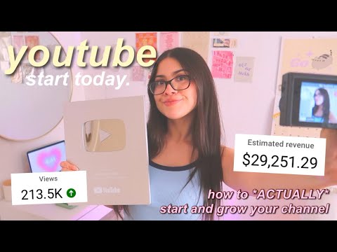 how to start & grow a youtube channel in 2024 * tips*