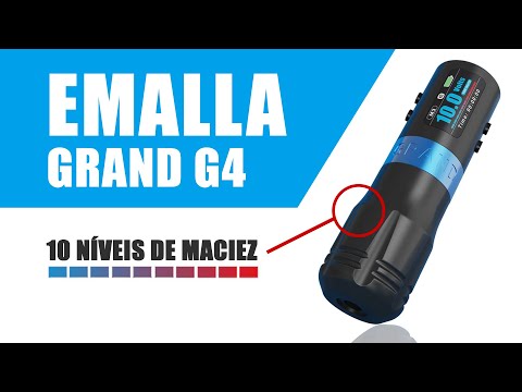 A PEN SEM FIO DA EMALLA (Grand G4 Tattoo Machine)