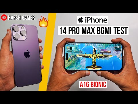 iPhone 14 Pro Max Pubg Test, Heating and Battery Test | New Gaming Beast 🔥