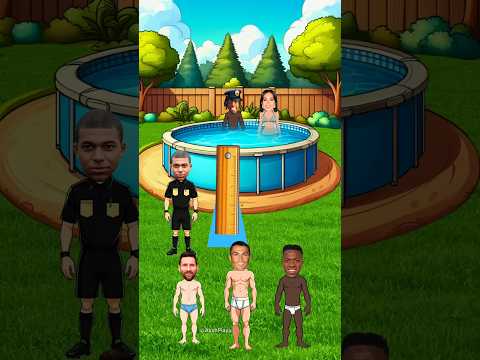 Who will Georgina take a bath with, Messi or Ronaldo? | Messi Ronaldo | #football #cr7 #shorts