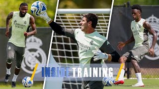 Last training session before PSG!