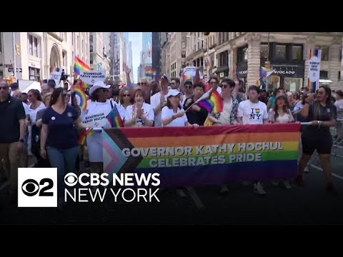 YouTube video thumbnail: NYC Pride March Draws More Than 1 Million to Streets of Manhattan