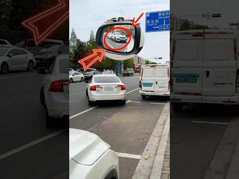 Just Use Mirrors, Park Precisely Every Time #shortvideo #parking