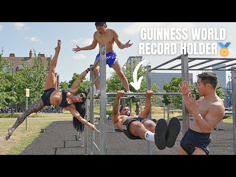 I tried Calisthenics for Muay Thai with a Guinness World Record Holder🏅