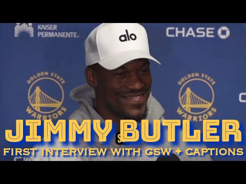 JIMMY BUTLER’s first Warriors interview + MIKE DUNLEAVY, JR. before LA Lakers game [CAPTIONS!]