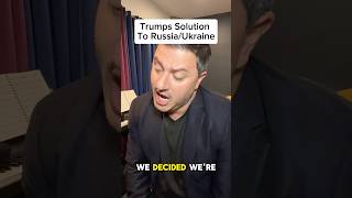 Trumps Solution to Russia vs. Ukraine  #shorts #donaldtrump #russiaukrainewar #comedy #impression