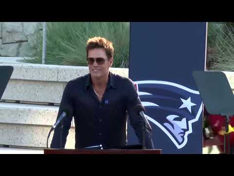 YouTube video thumbnail: Tom Brady Statue Unveiled at Gillette Stadium