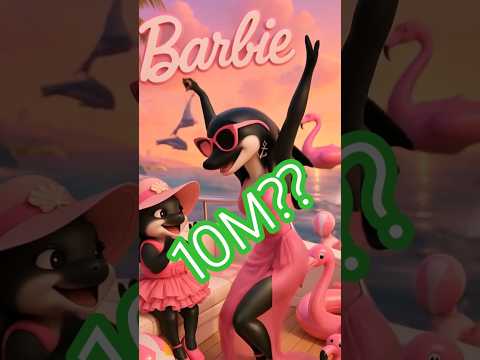 BRAINROT DANCING Barbie Party Help us reach 10M 💗 #tralalerotralala #mateo #shorts