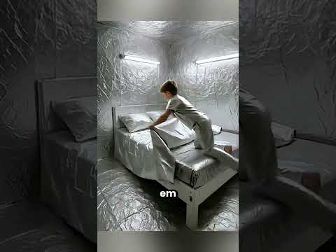 Hoje dormi em uma cama feita de espaguete 😱