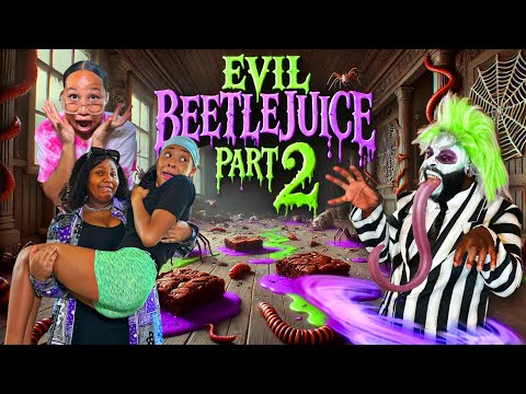 Terrifying Encounter: Evil Beetlejuice Haunts Girl and Friends!