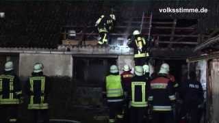Wohnhausbrand in Losse bei Seehausen