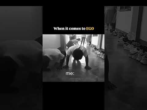when it comes to ego #funny #memes #shorts