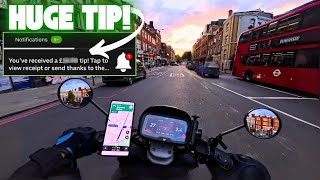 Starting My UberEats & Deliveroo Shift At 7AM On A Sunday – I Couldn’t Believe How Much They Tipped!