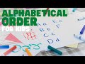 Alphabetical Order and Word Arrangement
