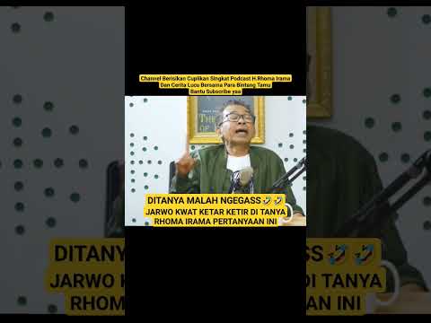 JARWO KWAT KETAR KETIR DI TANYA RHOMA IRAMA PERTANYAAN INI #shorts #rhomairama #bisikanrhoma