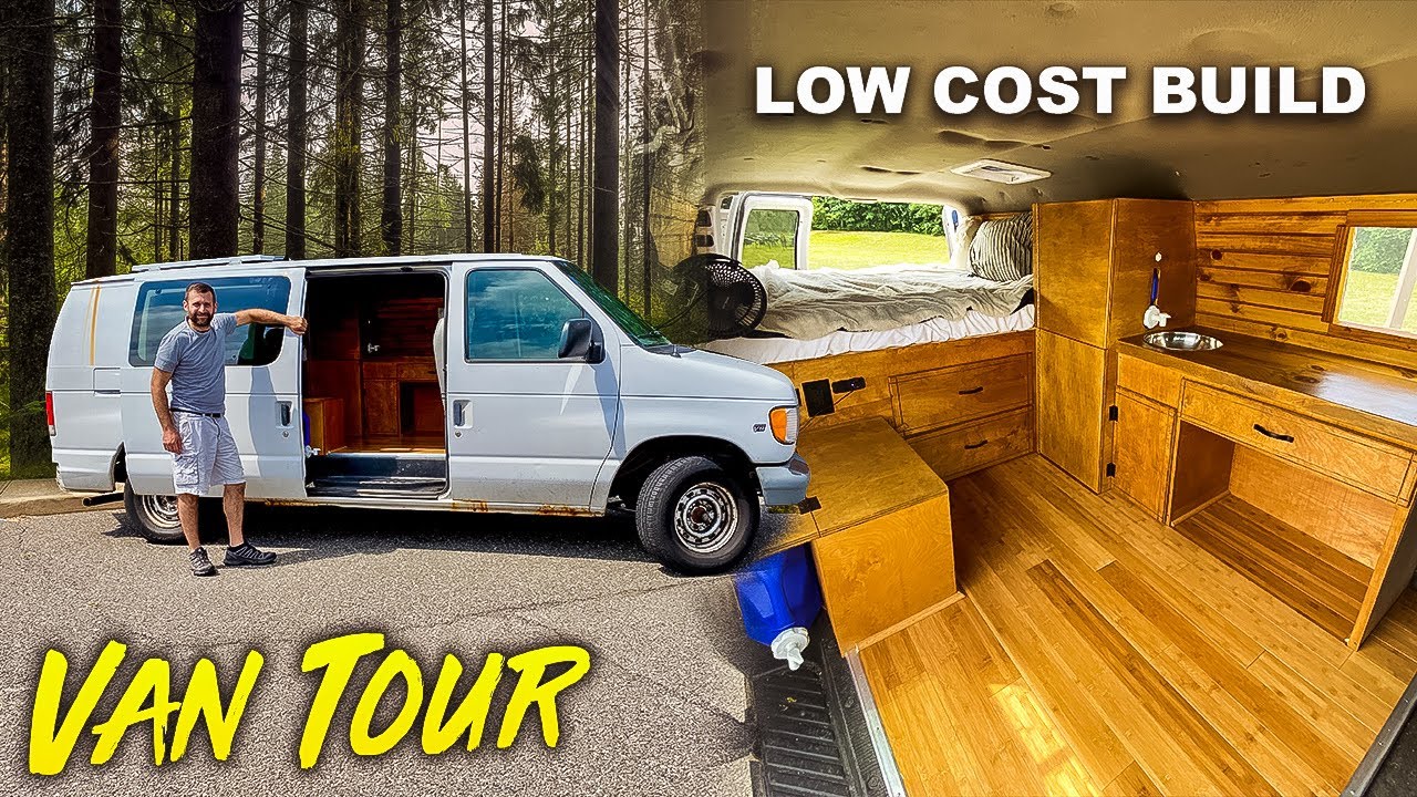 Simple Low Cost Camper Van Conversion Anyone Can Build for VAN LIFE