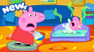 Peppa Pig Tales 2025 🌋 The Floor is LAVA! 💨 Saving Baby Evie ⛑️ BRAND NEW Peppa Pig Episodes