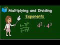 Exponent Rules and Simplification