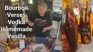 Homemade Vanilla / Bourbon or Vodka?
