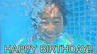 誕生日にねねが選んだのはここ！🩵🎞️🏊🥋❤️‍🔥