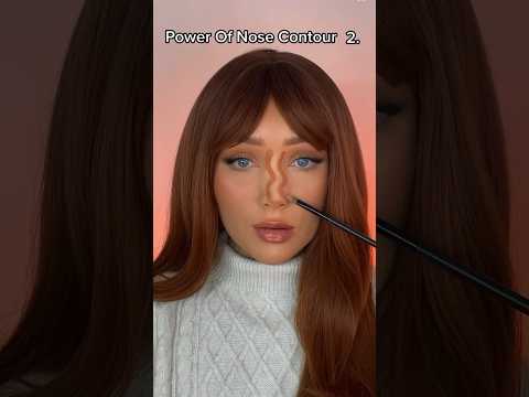 My most viewed video of 2023 with 21M views? #nosecontour #nosecontouring #makeupchallenge #makeup
