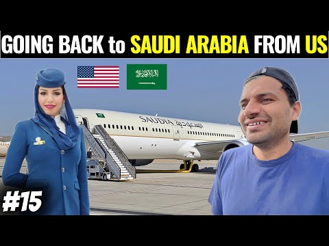 FLYING to SAUDI ARABIA From USA By SAUDIA - Washington DC to Riyadh